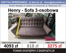 Etap Sofa - Henry , sofa 3-osobowa